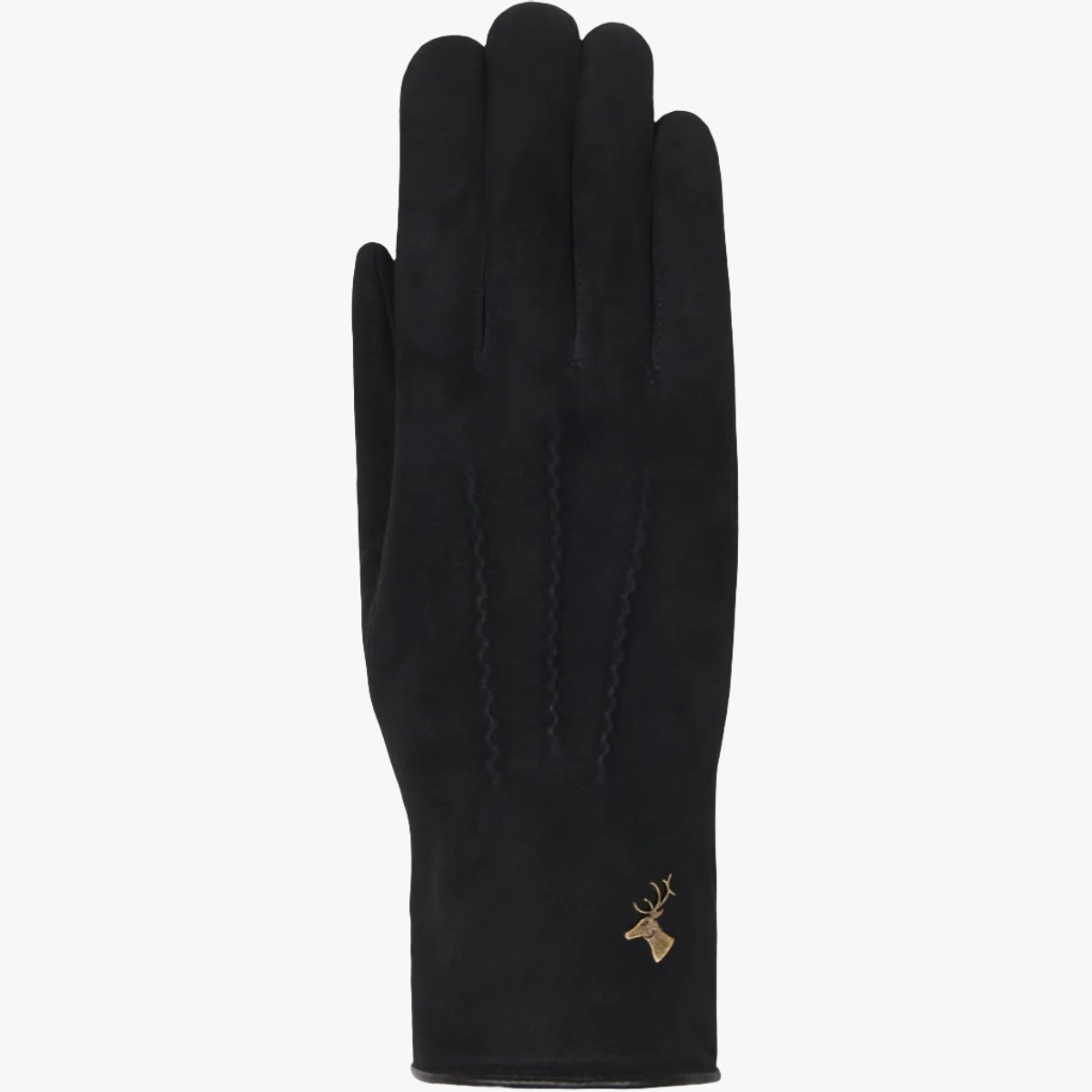 Fur lined suede sale gloves